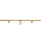 Gabriel & Co. 14K Yellow Gold Bujukan Beads and Pearl Droplet Bracelet