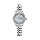 Citizen Featuring A Blue Mother-Of-Pearl Dial With Crystal Accents On The Bezel, This Classic Timepiece From EQ053051N