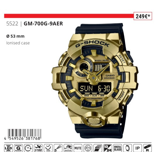 Casio G-Shock GM-700G-9A