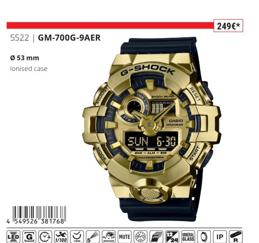Casio G-Shock GM-700G-9A