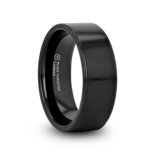 MORPHEUS Flat Black Tungsten Ring - 2mm - 12mm - 6mm