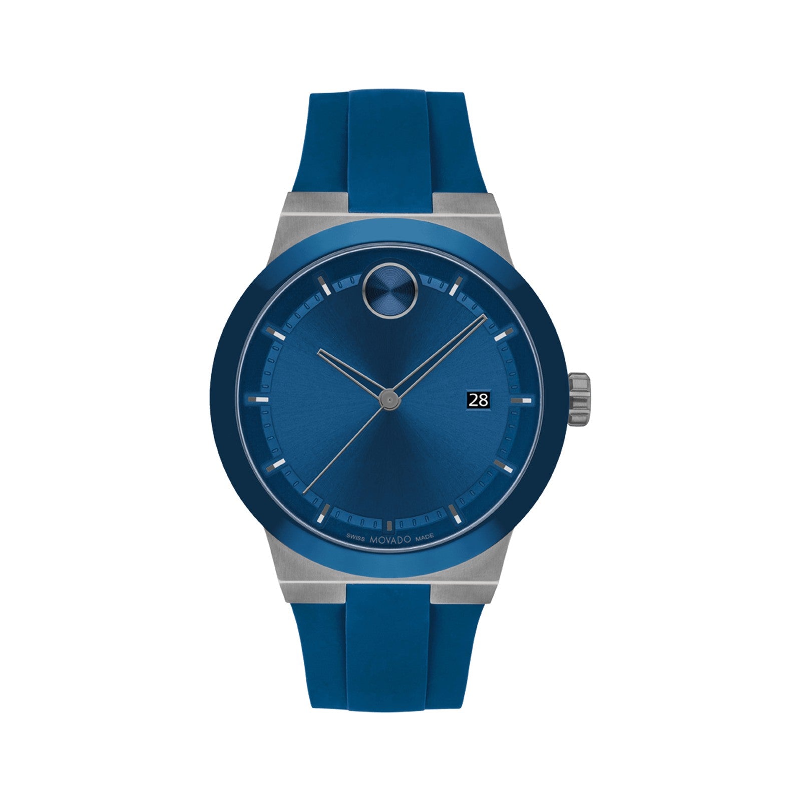 Movado Bold Fusion Brings A Bold, Sporty Case To Retro-Futurist Design. This 42Mm 3601192