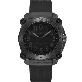 Hamilton Khaki Navy BeLOWZERO Auto Titanium - Dial color:Black - H78505330