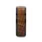 SCOTCH Black Ceramic Ring with Whiskey Barrel Wood Inlay- 8mm