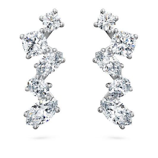 Galaxy ear cuffs Lab-grown diamonds 1.25 ct tw, Mixed shapes, 14K white gold
