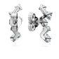 Galaxy ear cuffs Lab-grown diamonds 1.25 ct tw, Mixed shapes, 14K white gold