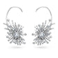 Galaxy earrings Lab-grown diamonds 14.67 ct tw, Mixed shapes, 18K white gold