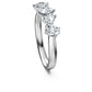 Galaxy ring Lab-grown diamonds 1 ct tw, Mixed shapes, 14K white gold
