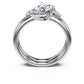 Galaxy ring Set (2), Lab-grown diamonds 1.4 ct tw, Mixed shapes, 14K white gold