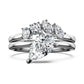 Galaxy ring Set (2), Lab-grown diamonds 1.4 ct tw, Mixed shapes, 14K white gold