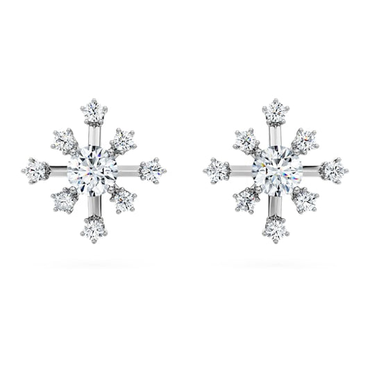 Galaxy stud earrings Lab-grown diamonds 0.5 ct tw, Round shape, 14K white gold