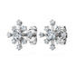Galaxy stud earrings Lab-grown diamonds 0.5 ct tw, Round shape, 14K white gold