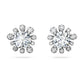 Galaxy stud earrings Lab-grown diamonds 2.3 ct tw, Round shape, 14K white gold