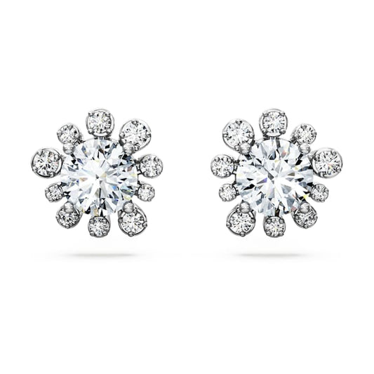 Galaxy stud earrings Lab-grown diamonds 2.3 ct tw, Round shape, 14K white gold