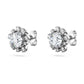 Galaxy stud earrings Lab-grown diamonds 2.3 ct tw, Round shape, 14K white gold