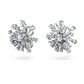 Galaxy stud earrings Lab-grown diamonds 5.5 ct tw, Mixed shapes, 14K white gold
