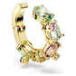 Gema ear cuff Single, Mixed cuts, Multicolored, Gold-tone plated