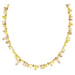 Gema strandage Mixed cuts, Yellow, Gold-tone plated