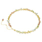 Gema Tennis necklace Mixed cuts, Multicolored, Gold-tone plated