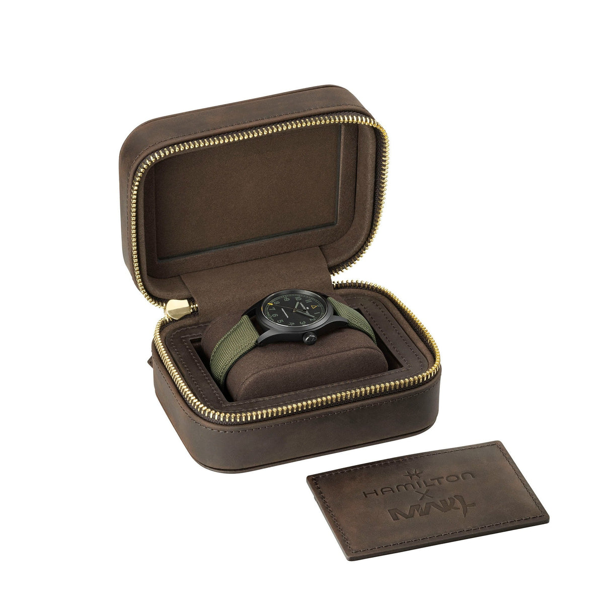 Hamilton Call of Duty Modern Warfare 4 leather travel case packaging