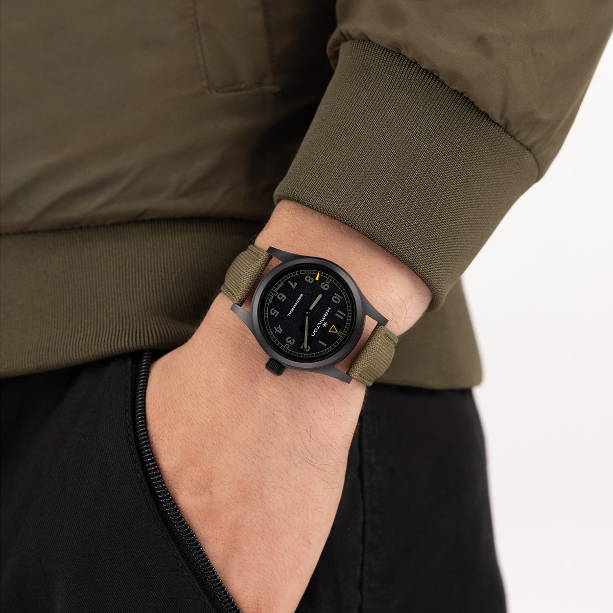 Hamilton Call of Duty Modern Warfare 4 watch on the wrist