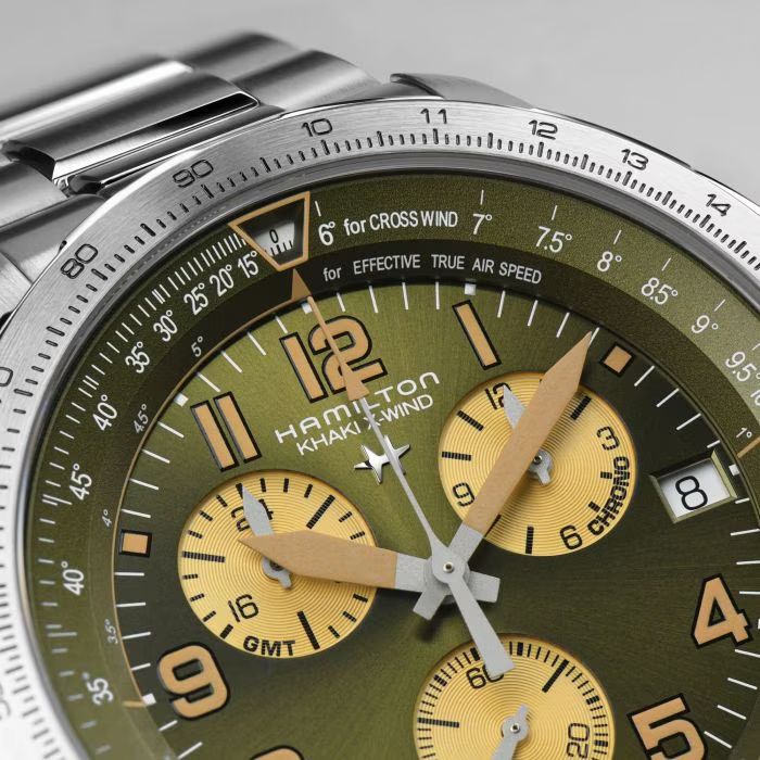 KHAKI AVIATION X-WIND GMT CHRONO QUARTZ – Monica Jewelers