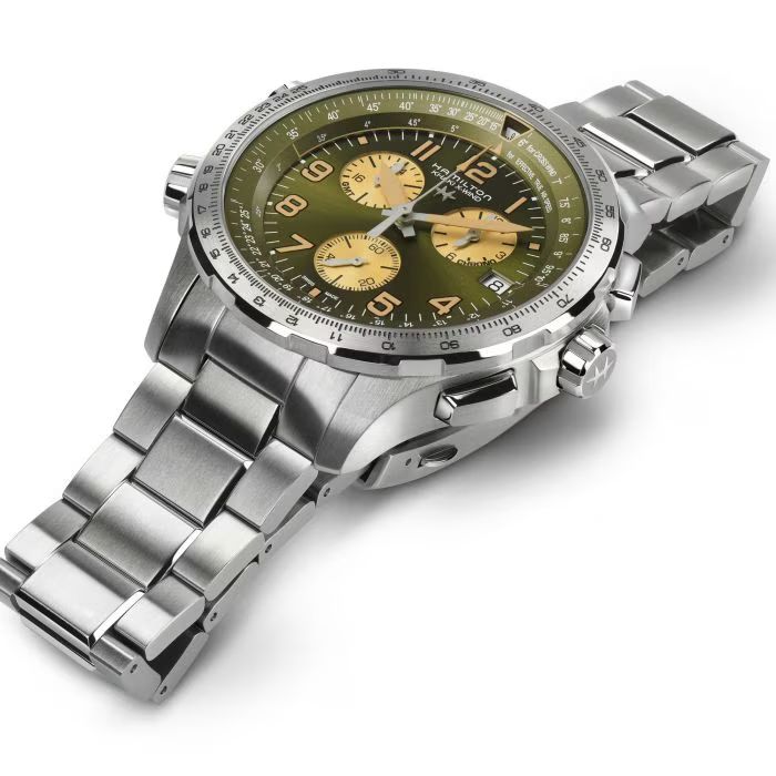 KHAKI AVIATION X-WIND GMT CHRONO QUARTZ – Monica Jewelers