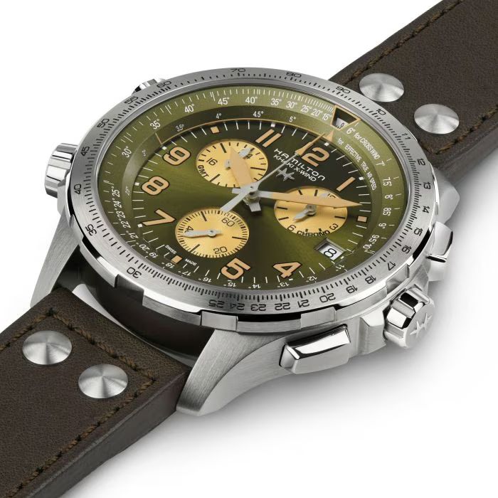 KHAKI AVIATION X-WIND GMT CHRONO QUARTZ