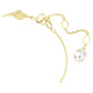 Idyllia bracelet Mixed cuts, Flower, Multicolored, Gold-tone plated