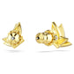 Idyllia Lilia stud earrings Butterfly, White, Gold-tone plated