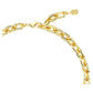 Idyllia necklace Mixed cuts, Flower, Multicolored, Gold-tone plated