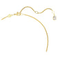 Idyllia pendant Mixed cuts, Flower, Multicolored, Gold-tone plated