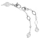 Imber bracelet Round cut, White, Rhodium plated