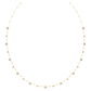 Imber strandage Round cut, White, Gold-tone plated