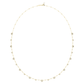 Imber strandage Round cut, White, Gold-tone plated