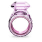 Lucent cocktail ring Octagon cut, Pink
