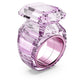 Lucent cocktail ring Octagon cut, Pink
