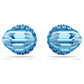 Lucent stud earrings Pavé, Ball, Blue, Blue finish