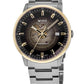 Mido Commander Gradient Black Dial Rose Gold PVD Steel