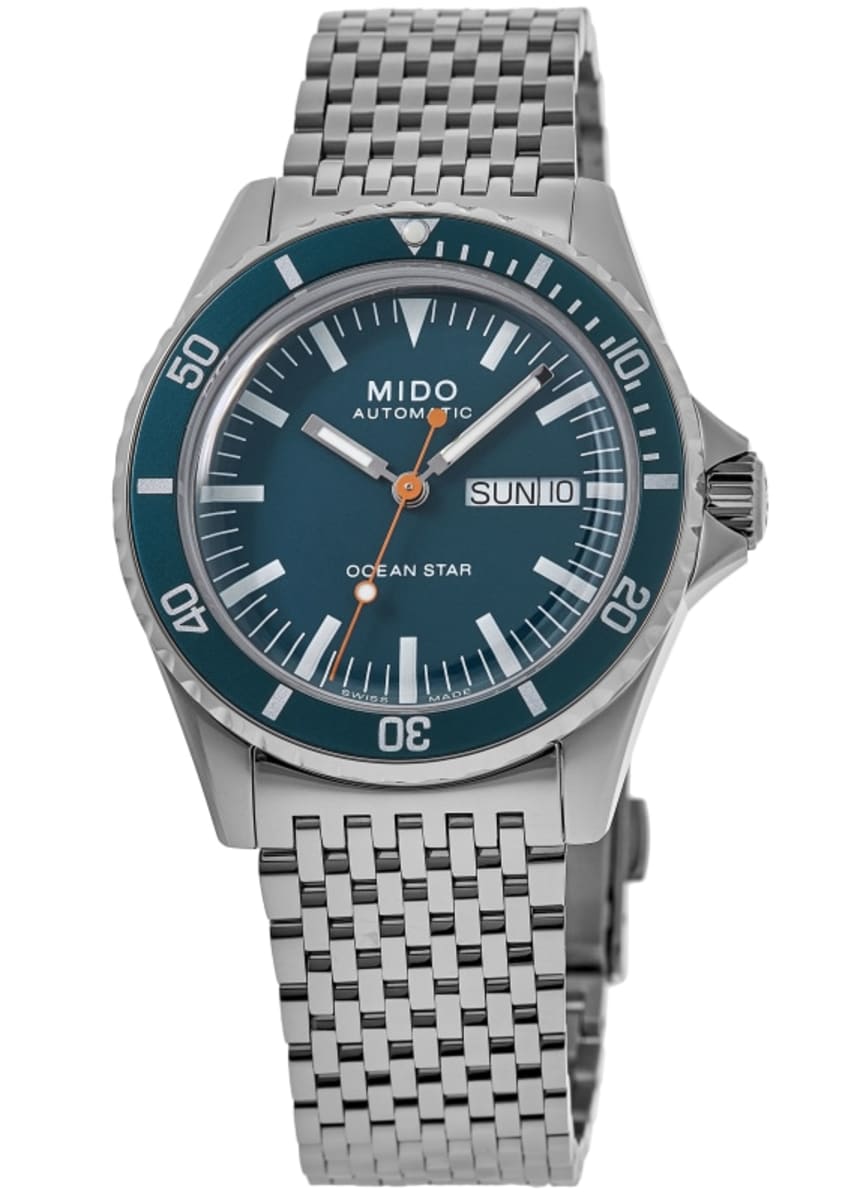 Mido Ocean Star Tribute Blue Dial Steel