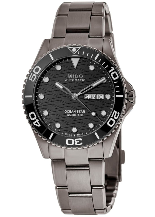 Mido Ocean Star 200C Black Dial Titanium