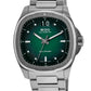 Mido Multifort TV Big Date Green Dial Steel Bracelet