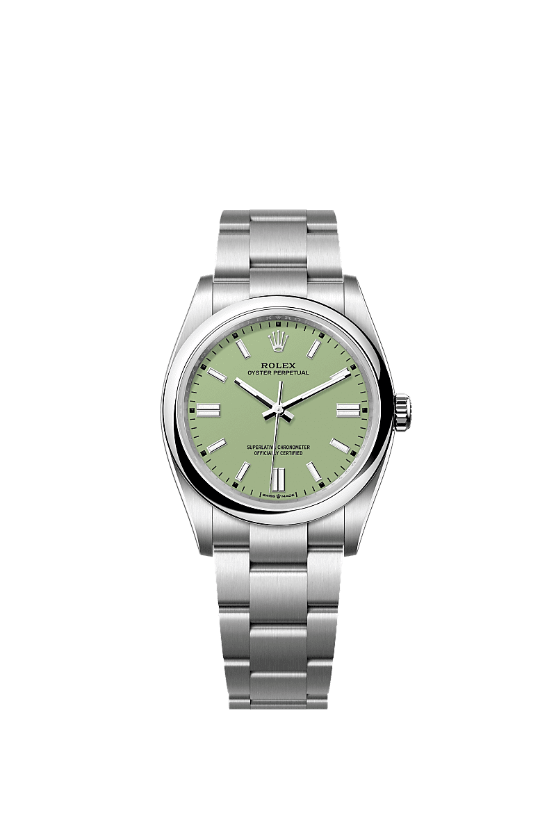 Rolex Oyster Perpetual 36mm Green Dial Stainless Steel Oyster Bracelet 126000
