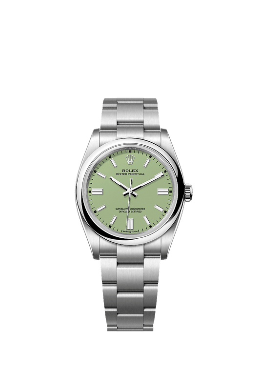 Rolex Oyster Perpetual 36mm Green Dial Stainless Steel Oyster Bracelet 126000