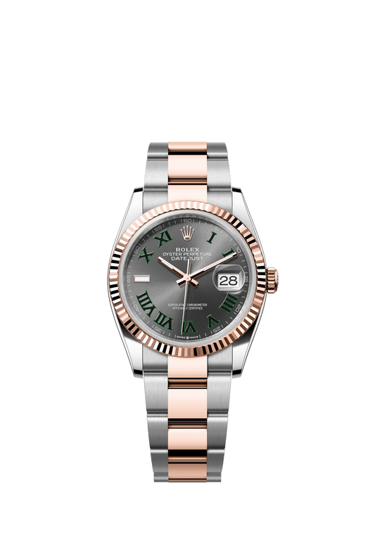 Rolex Datejust 36 Slate Dial Everose/Steel Oyster Bracelet 126231
