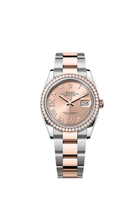 Rolex Datejust 36 Rose Dial Everose/Steel Oyster Bracelet 126281RBR