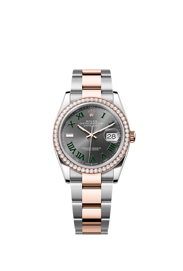 Rolex Datejust 36 Slate Dial Everose/Steel Oyster Bracelet 126281RBR