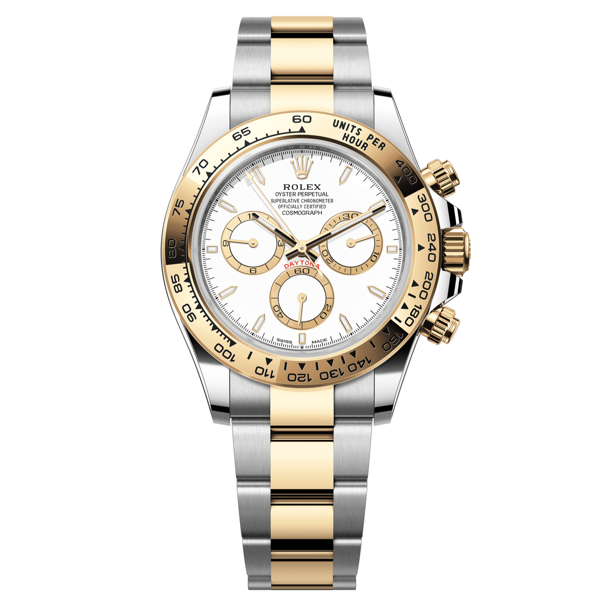 Rolex Datejust 40mm White Dial YG/Steel Oyster Bracelet 126503