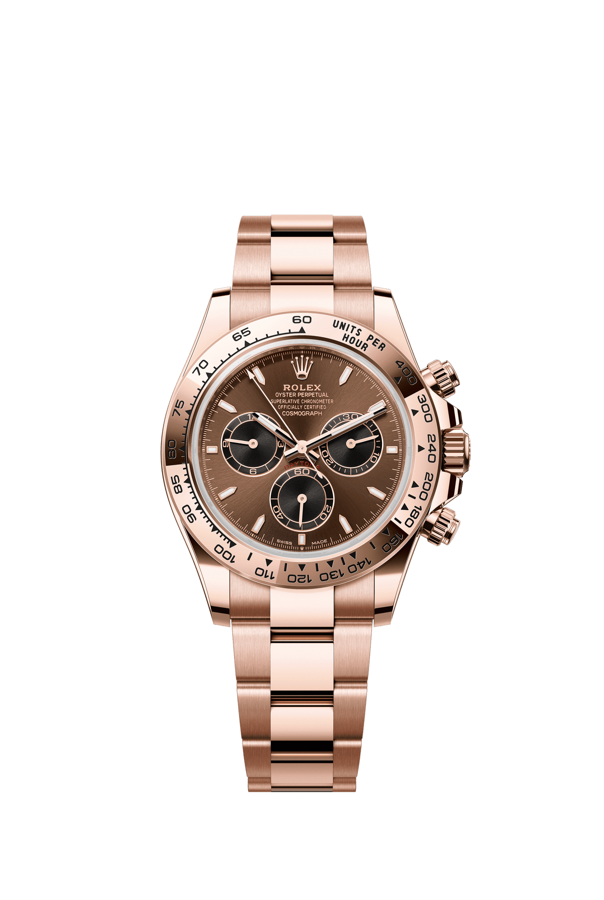 Rolex Cosmograph Daytona 40mm Black Dial Everose Gold 126505