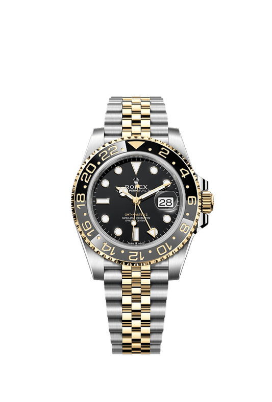 Rolex GMT-Master II 40mm Black Dial YG/Steel Oyster Bracelet 126713GRNR
